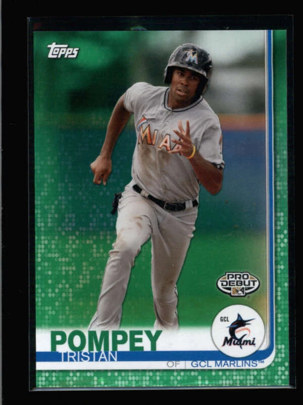 TRISTAN POMPEY 2019 TOPPS PRO DEBUT #174 GREEN ROOKIE RC #16/99 AZ3293 - Image 1 of 1
