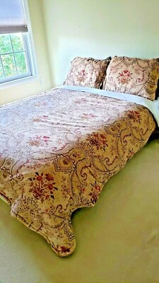 NUEVO, lujoso juego de edredón BEACON LANE 6 piezas tamaño king de PEM AMERICA Foto 1 de 4