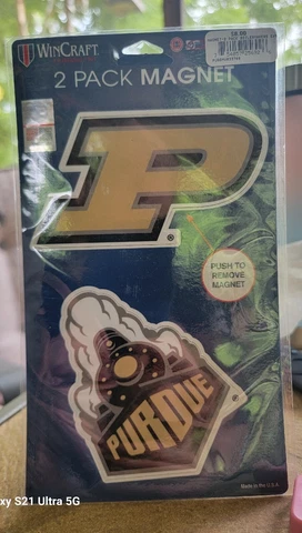 Purdue Boilermakers Magnet Set 3"x4"  2 count New Cover