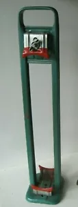 Vtg Downhill Ski Boot Tree Carrier 1960s SEARS Green Red Adjustable Height - Picture 1 of 10