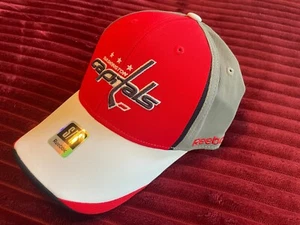 Brandneu Washington Capitals Center Ice Collection Reebok Flex Fit Mütze Größe S/M - Bild 1 von 6