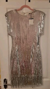 Bnwt Zara Sequin Dress Size M - Picture 1 of 2