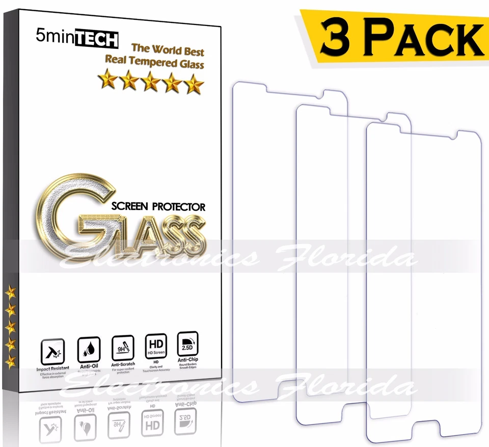 [3 PACK] Lot real Tempered GLASS screen protector for SAMSUNG GALAXY NOTE 20/10 - Image 1 of 1