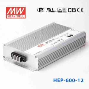 Mean Well HEP-600-12 Power Supply 480W 12V - Picture 1 of 5