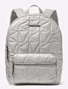 MICHAEL KORS WINNIE QUILTED ALUMINUM LARGE BACKPACK RRP $448.00 - Picture 1 of 12