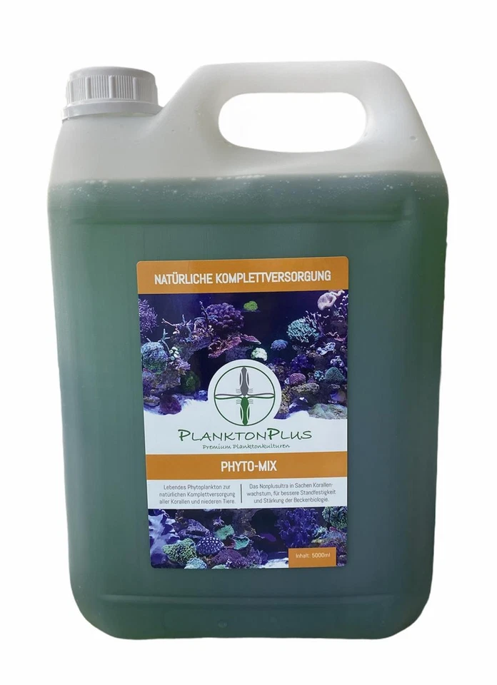 PlanktonPlus Phytoplankton Phyto-Mix Komplettversorgung Korallenfutter 5 Liter - Bild 1 von 1