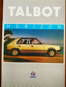 TALBOT HORIZON 1981 KATALOG-BROCHURE-CATÁLOGO-CATALOGUE-DEPLIANT - Imagen 1 de 1