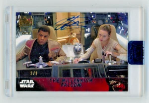 2018 Topps Star Wars The Force Awakens The Millennium Falcon #97 Auto 1/1 - Picture 1 of 2