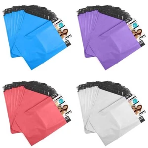 100-500 Poly Mailers 10x13 Shipping Envelopes Self Sealing Mailing Bags 2.5 Mil - Picture 1 of 11