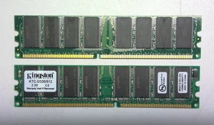 Kingston 512MB DDR RAM KTC-D320/512 2.5V PC3200 Desktop Memory Module - Picture 1 of 1