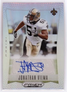 2024 Panini Prizm Deca Jonathan Vilma Silver Auto #S-JVA Saints - Picture 1 of 2