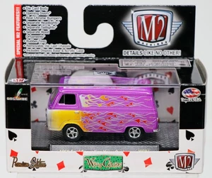 M2 Machines 1965 Ford Econoline Van Custom Wild Cards - 32500 14-71 Purple 1:64 - Picture 1 of 6