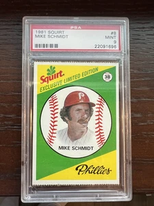 1981 Squirt Mike schmidt #8 Psa 9 - Bild 1 von 2