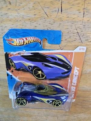 Hot Wheels Lotus Concept на короткой карточке, фиолетовый; 2011 Track Stars серии 3/15 - Изображение 1 из 4