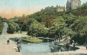 Postcard c1900s Boscombe Chine Boats Bournemouth Davidson Bros - Picture 1 of 2