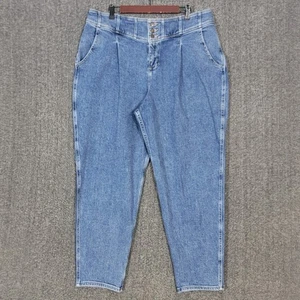 Hollister Damen Jeans 19* Blau High Waist Baggy Tapered Stretch Denim 36x27 - Bild 1 von 13