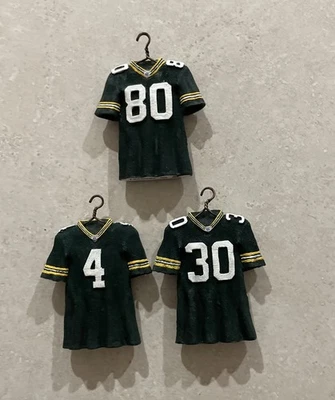 3 GREEN BAY PACKERS FAVRE, ЗЕЛЕНЫЙ, ДРАЙВЕР, ДЖЕРСИ МАГНИТЫ | 3,5» | КОЛЛЕКЦИОННЫЕ ПРЕДМЕТЫ - Изображение 1 из 4