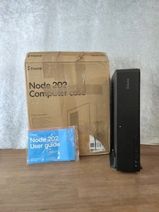 7350041082675 Fractal Design Node 202 Mini-ITX Gehäuse - schwarz - Afbeelding 1 van 4