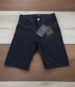 NUKUTAVAKE Boys Navy Blue Stretch Chino Shorts. Size 8-10. NWT - Picture 1 of 9