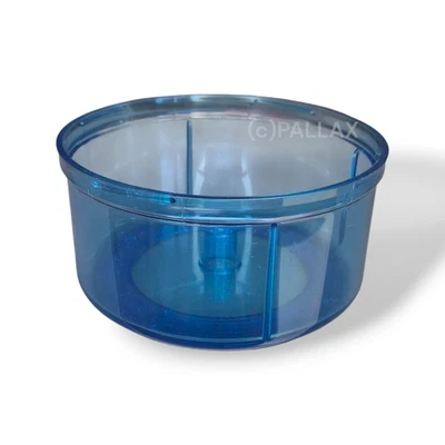 TUPPERWARE ERSATZTEIL BEHÄLTER 1,0 L BLAU FÜR QUICK-CHEF 1 D98 D115 - Bild 1 von 2