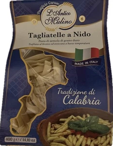 2x Bronzetrafilierte Hartweizengrießpasta tagliatelle 500g-Italienische Pasta - Bild 1 von 1