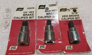 JUEGO DE ENCHUFES HEXAGONALES 3 piezas LISLE 3/8" DRIVE 3/8"- 5/16" - 8mm EE. UU. 🇺🇸 - Imagen 1 de 2