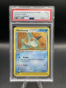 2003 Marshtomp #011 Black Star Promo Winner Stamped PSA 5 - Bild 1 von 2
