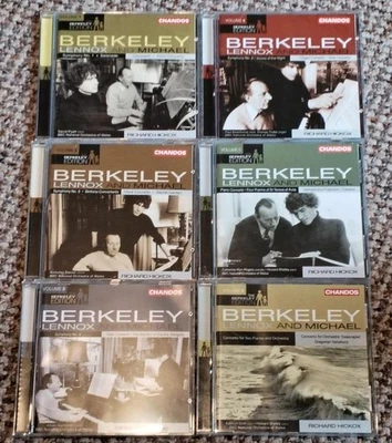 THE BERKELEY EDITION Vol1-6 LENNOX MICHAEL Joblot of 6 CHANDOS CLASSICAL CDs - Image 1 of 3