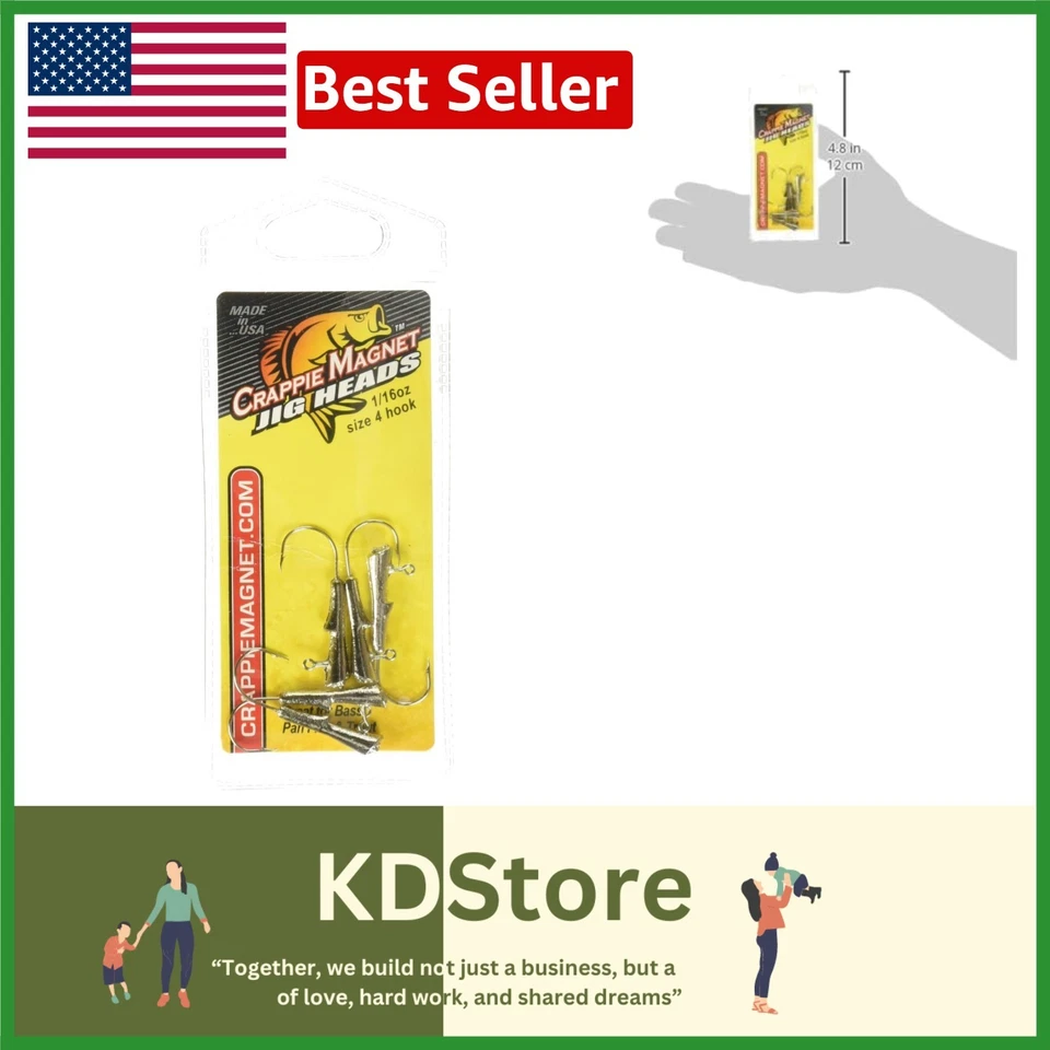 Leland 87520 Crappie Magnet Replacement Head 1/16 Oz Nickel