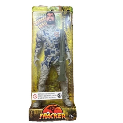 Ultimate Outdoor Hero! Figura de acción Tracker, 10,5 pulgadas de alto, caja nueva sellada Foto 1 de 2