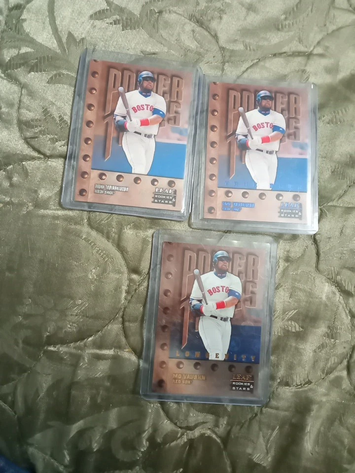 Tarjeta de longevidad Mo Vaughn 1998 Leaf Rookies & Stars #138 #38/50 súper rara  Foto 1 de 4