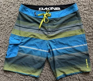 Dakine Boardshorts Herren Medium Größe 32-34 blau bunt Streifenmuster - Bild 1 von 7
