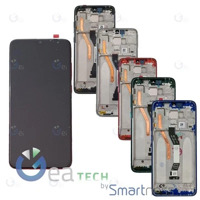 PRC DISPLAY LCD XIAOMI REDMI NOTE 8 PRO M1906G7I M1906G7G 2015105 SCHERMO + FRAME