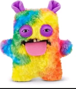 Fuggler Hintern hässliche Haustiere freche Chonky Meerschweinchen Regenbogen lustige Monster 9 Zoll Plüsch - Bild 1 von 4