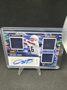 Javon Baker 2024 Panini Absolute NFL Rookie Premiere Materials Auto /399 RC - Picture 1 of 2
