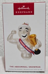 2024 Hallmark Der Bauch Schneemann Andenken Christbaumschmuck NEU - Bild 1 von 4