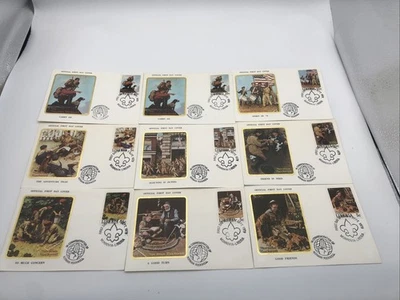 LIBERIA SCOUTS 1979 NORMAN ROCKWELL COMMEMEMORATIVE FDC LOT OF 9 - Image 1 of 4