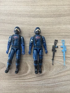1983 GI Joe ARAH v1.5 Cobra Trooper Complete Figure AP Accessory Lot (2) Figs - Picture 1 of 6
