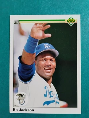Tarjeta de béisbol 1990 Upper Deck Bo Jackson KC Royals AL All Star número 75 Foto 1 de 4
