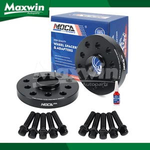 2x 20mm Wheel Spacers 5x100 to 5x112 hubcentric 57.1mm for Audi Golf Volkswagen - Picture 1 of 13