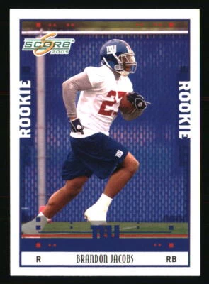 Brandon Jacobs 2005 Score #379 FOOTBALL Card - Image 1 of 2
