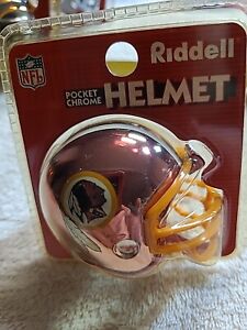 NFL Washington Redskins Riddell Pocket Chrome Miniature Football Helmet Topper