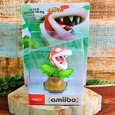 Nintendo amiibo Super Smash Bros Ultimate Piraña Planta Personaje Figura Nuevo Foto 1 de 4