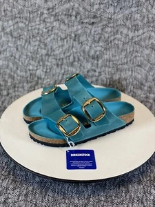 Birkenstock Arizona Big Buckle Sandal size 38 Biscay Bay - Picture 1 of 9