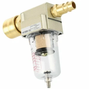 Druckluftfilter Wasserabscheider Ölabscheider INKLUSIVE 1/4" Schnellkupplung DE - Bild 1 von 12