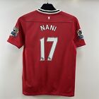 Manchester United Nani 17 Home Football Shirt 2011/12 (C) 10/12Yrs Nike B82