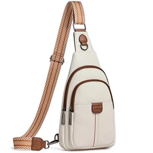 Borse a Tracolla per Donna Casual Sling Bag Daypack Zaini Antifurto Pelle... - Foto 1 di 6