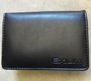 Casio Exilim ExILIM Leather Camera Case Black ———————28 - Picture 1 of 3