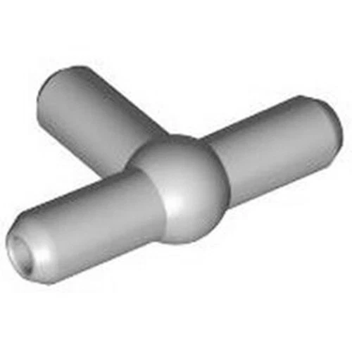 Lego Technic Bricks 10x Medium Stone Grey Pneumatic Tee T-Piece 4211508 4697 NEW - Image 1 of 4