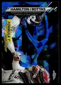 2020 Topps Chrome SAPPHIRE Formula 1 LEWIS HAMILTON VALTTERI BOTTAS #196 - Picture 1 of 2